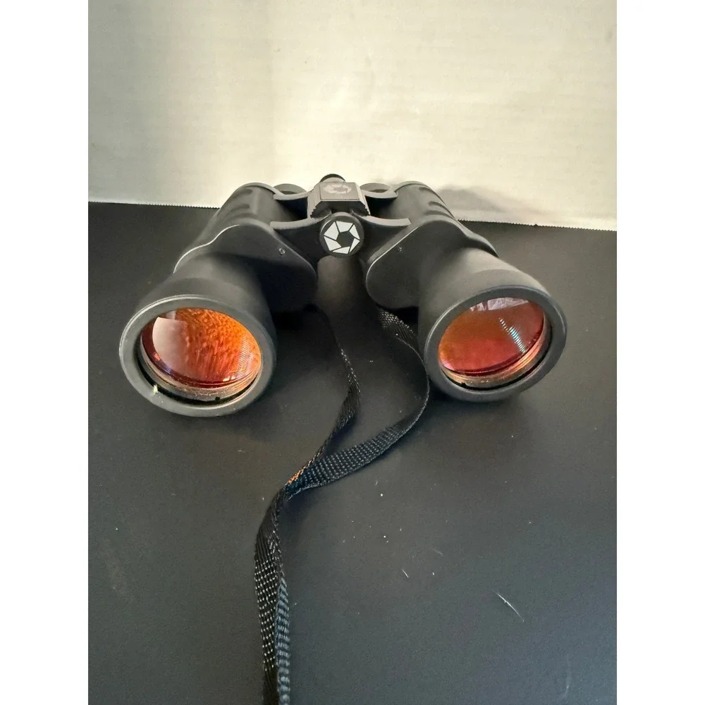BARSKA 10x50 WA Binoculars Wide Angle Fully Coated Optics‎ 367ft/1000YDS Black